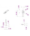 20 Stück klare Montageclips für LED-Strip - 10mm, passend für IP20 Strips