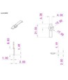 20 Stk. klare Montageclips für LED-Strip - 8mm, passend für IP20 Strips