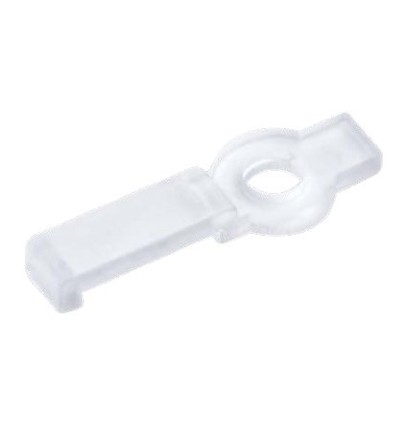 20 Stk. klare Montageclips für LED-Strip - 8mm, passend für IP20 Strips
