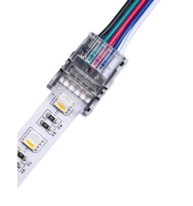 LED-Strip Verbinder für lose Kabel - 12mm, RGB+W, IP65, 5V-24V