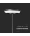 12W LED Gartenleuchte mit Erdspieß, RA90 - Anthrazit, IP65, 4000K, 80cm hoch, 2-in-1 Montage