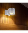 5W weiße runde Wandleuchte mit Up/Down Licht - IP65, 4000K, inkl. Leuchtmittel