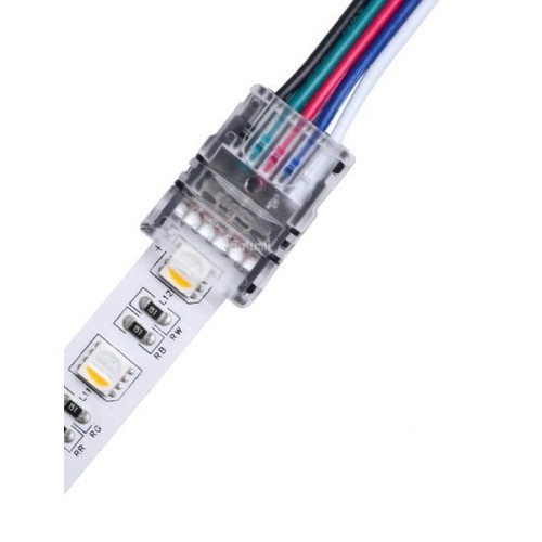 LED-Strip Verbinder für lose Kabel - 12mm, RGB+W, IP20, 5V-24V