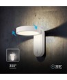 5W Wandleuchte - LED, 3000K+4000K, weiß, IP65