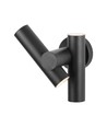 6W 2-Wege Spot Wandleuchte - IP44, schwarz, 3000K, 90 Grad, verstellbar, inkl. Leuchtmittel