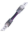 Verbinder mit Kabel für LED-Streifen - 10mm, RGB, IP20, 5V-24V