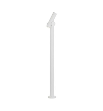 100cm 5,2W Doppel-LED Gartenlampe - IP44, Weiß, 3000K, verstellbarer Lichtstrahl, 100cm hoch