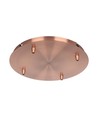 Kupferrosette für 4 Lampen - Ø300mm