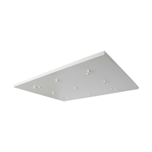 Baldachin für 9 Pendelleuchten - Mattweiß, 80 x 60 x 2cm