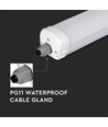 60cm 18W wasserdichte komplette LED-Wannenleuchte, durchverdrahtet - 130lm/W, IP65, 6 Jahre Garantie