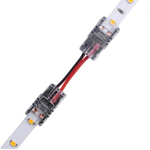 Verbinder mit Kabel für LED-Streifen - 8mm, einfarbig, IP20, 5V-24V