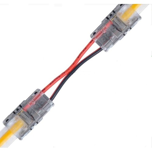Verbinder mit Kabel für LED-Streifen - 8mm, COB, einfarbig, IP20, 5V-24V