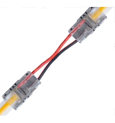 Verbinder mit Kabel für LED-Streifen - 8mm, COB, einfarbig, IP20, 5V-24V