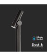 4W Garten-Pollerleuchte, 100cm - Schwarz, IP44, 390lm, Aluminium, inkl. Leuchtmittel