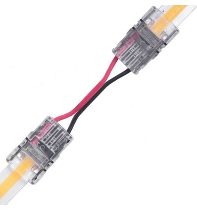 Verbinder mit Kabel für LED-Streifen - 10mm, COB, einfarbig, IP20, 5V-24V