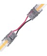 Verbinder mit Kabel für LED-Streifen - 10mm, COB, einfarbig, IP20, 5V-24V