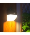 2W Solarlampen-Wandleuchte - Panda 200lm, Lithium-Akku 3,7V 1200mAh, 4000K, Schwarz+Weiß