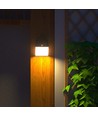 2W Solarlampen-Wandleuchte - Panda 200lm, Lithium-Akku 3,7V 1200mAh, 4000K, Schwarz+Weiß