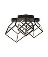 46W Designer LED Pendelleuchte - 4900lm, dimmbar, schwarz, 3000K, warmweiß