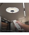 95W Smart dekorative LED Deckenleuchte - 9900lm, Ø52cm, CCT, dimmbar, inkl. Fernbedienung