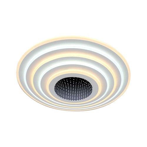 125W Designer LED Deckenleuchte, 13100lm - Ø50cm, dimmbar, 3-in-1 CCT, inkl. Fernbedienung