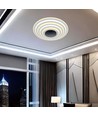 125W Designer LED Deckenleuchte, 13100lm - Ø50cm, dimmbar, 3-in-1 CCT, inkl. Fernbedienung