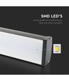 100W LED Linear Hallenstrahler - 87lm/W, IP65, 115 Grad, Deckenmontage