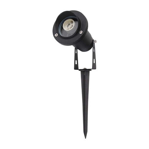 GU10 Gartenstrahler mit Erdspieß - Schwarz, IP65, Aluminium, verstellbar, exkl. Leuchtmittel
