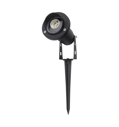GU10 Gartenstrahler mit Erdspieß - Schwarz, IP65, Aluminium, verstellbar, exkl. Leuchtmittel
