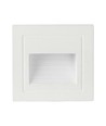 5W weißer LED Einbaustrahler für Treppen - IP65, 3000K, quadratisch, Aluminium