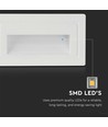 3W LED Treppenlicht - 180lm, 3000K, weiß, 5,8x10,3 cm, inkl. Leuchtmittel