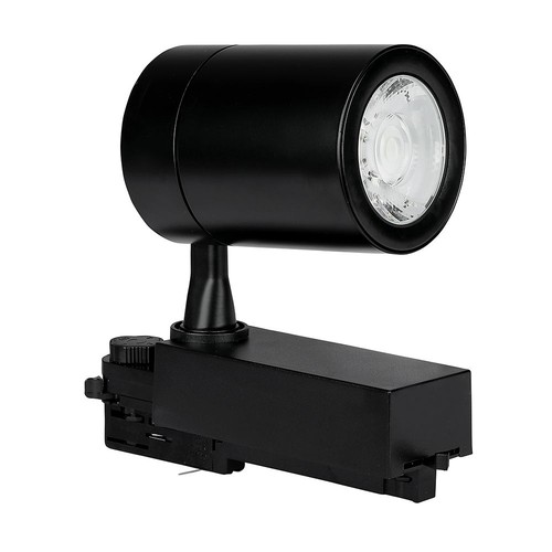 35W 3-Phasen Schienenspot - 6000K, Schwarz