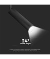 7W LED-Schienenstrahler - Samsung Chip 3000K 5 Jahre Garantie, Schwarzes Gehäuse
