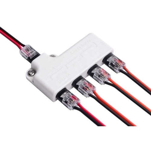 IDC 4-Wege Verteiler - IP20, 5V-36V, 6A