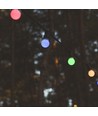 7m LED-Lichterkette mit 15 RGB-Glühbirnen - 0,5W/Glühbirne, steuerbar über die mitgelieferte Fernbedienung