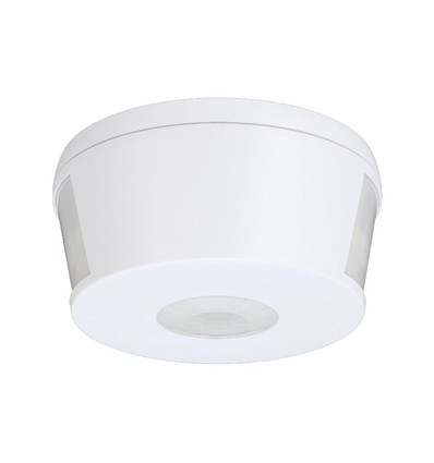 Bewegungsmelder 360° PIR, 1000W - Aufputzmontage, Reichweite bis zu 30m, IP20 Innenbereich, weiß