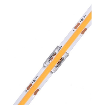 Niedrigprofil Verbinder für LED-Streifen - 8mm, COB, einfarbig, IP20, 5V-24V