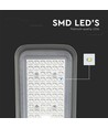 V-Tac 100W LED Straßenlampe - Ø60mm, IP65
