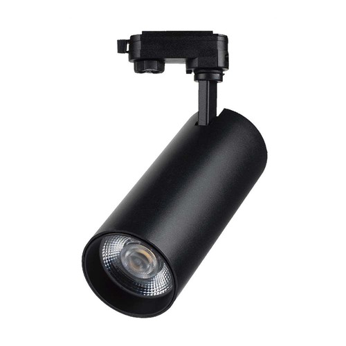 30W/40W Schienenstrahler, RA90, schwarz - CCT, 35 Grad, COB LED