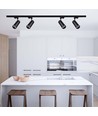 30W/40W Schienenstrahler, RA90, schwarz - CCT, 35 Grad, COB LED