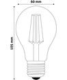 E27 7,5W LED-Lampe - Kopfverspiegelt, A60