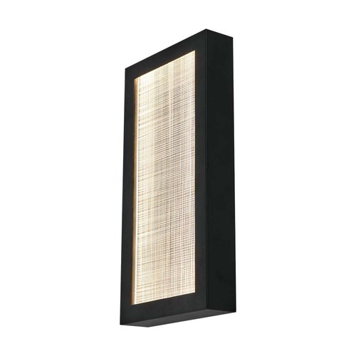 20W LED Außenwandleuchte - IP65, 2300lm, schwarz, warmweiß, 40cm hoch
