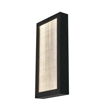 20W LED Außenwandleuchte - IP65, 2300lm, schwarz, warmweiß, 40cm hoch