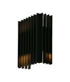 12W LED Wandleuchte mit Up/Down Licht - IP65, schwarz, 4000K, 1250lm, 340° Abstrahlwinkel