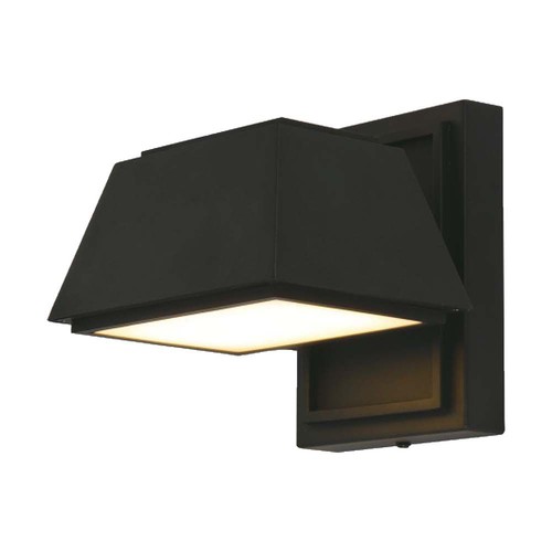 15W LED Wandleuchte mit Up/Down Licht - IP65 Außen, 130lm/W, schwarz, 16x16,5cm, inkl. Leuchtmittel