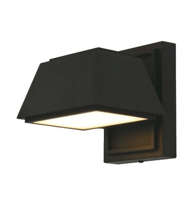 15W LED Außenwandleuchte - 16x16,5x16,4 mm, 4000K, schwarz, IP65