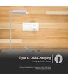 Wiederaufladbare 3-in-1 LED-Lampe - Magnetisch, weiß, dimmbar, inkl. Standfuß und 2 Stk. Montagehalterungen