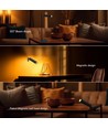 Wiederaufladbare 3-in-1 LED-Lampe - Magnetisch, schwarz, dimmbar, inkl. Standfuß und 2 Stk. Montagehalterungen
