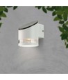 1W Solara Solar-Wandleuchte - 3000K, weiß, IP54, 70lm, Akku und Solarpanel