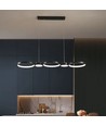 38W LED Pendelleuchte, 100cm - Schwarz, 4560lm, 4000K, inkl. Leuchtmittel
